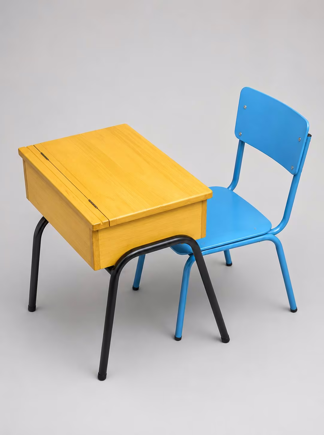 School desk and chair set